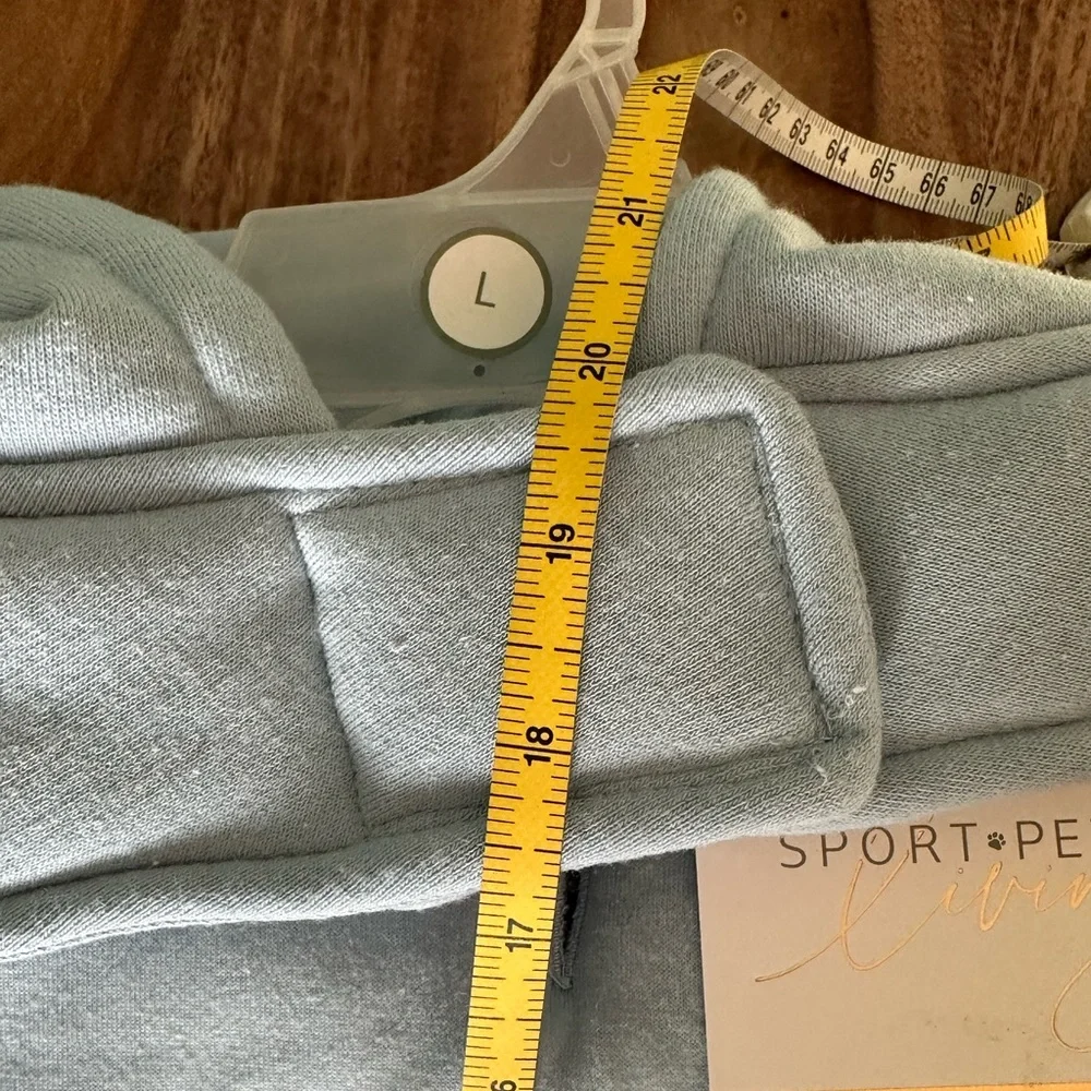 SportPet Color Block Hooded Jacket Sweatshirt fleece Jersey lining NWT LARGE
